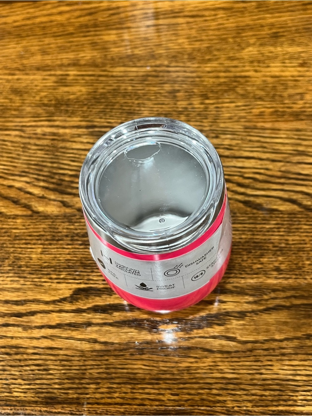 NEW Lincoln Outfitters 12 oz Insulated Wine Cup | Hot Pink - Picture 4 of 5